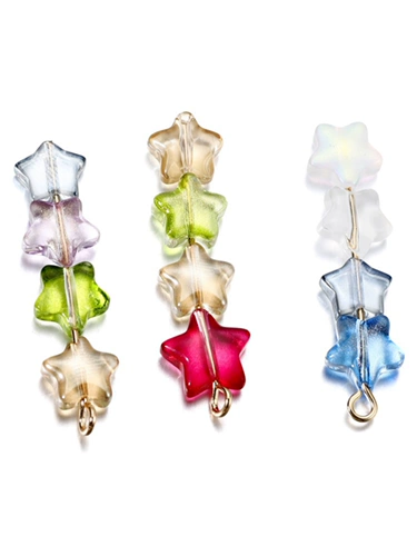 Мультяшные бусины, детский браслет, ожерелье ручной работы, цепочка, аксессуары, со сквозным отверстием