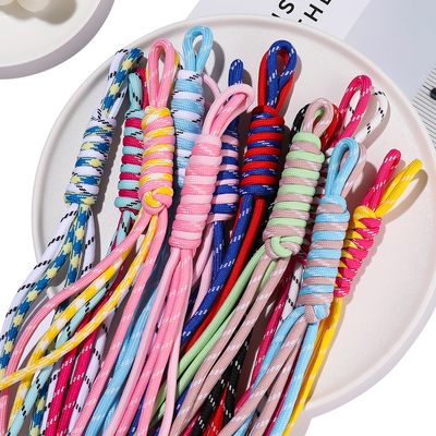 拼色半成品伞绳包包挂绳串珠编绳