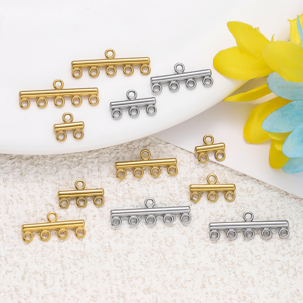 不锈钢横杆多孔连接扣吊坠排扣