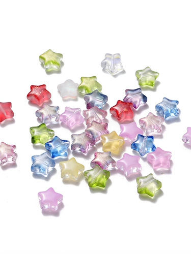 Мультяшные бусины, детский браслет, ожерелье ручной работы, цепочка, аксессуары, со сквозным отверстием