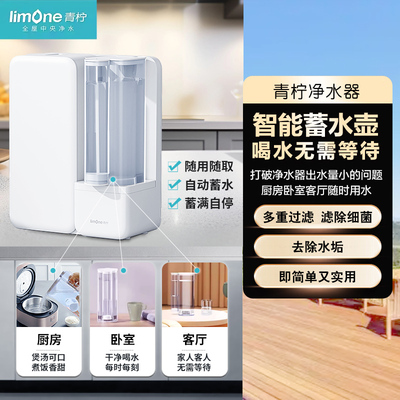 青柠家用净水器台式净水机ro反渗透纯水机过滤水壶直饮净水壶新款