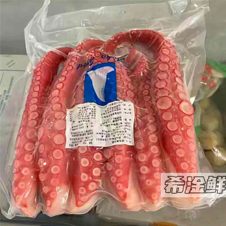 大章鱼足1000g 冷冻特大章鱼腿刺身八爪鱼脚 寿司西餐厅切片即食