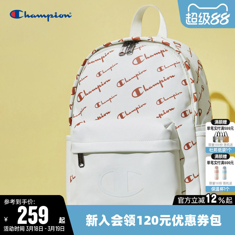 Champion冠军双肩包2026年春女男时尚户外出游旅行包学生书包背包