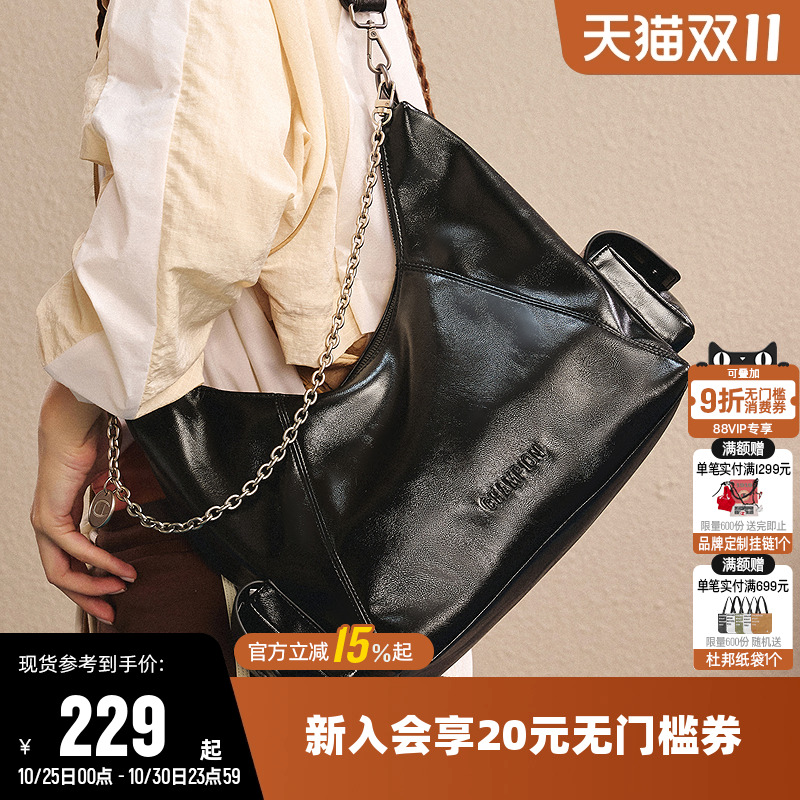 champion冠军复古潮流单肩包