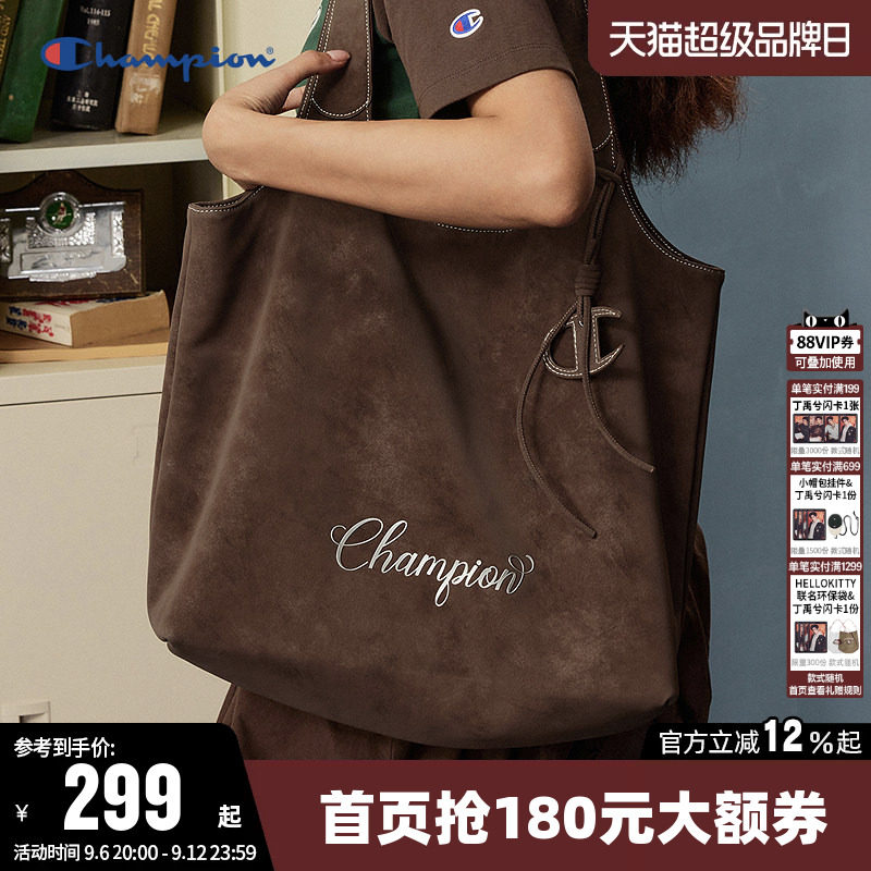 Champion冠军时尚单肩背包通勤图片