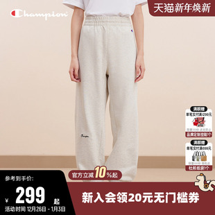 休闲束脚裤 Champion冠军卫裤 情侣刺绣针织长裤 新款 子男 女2025秋季