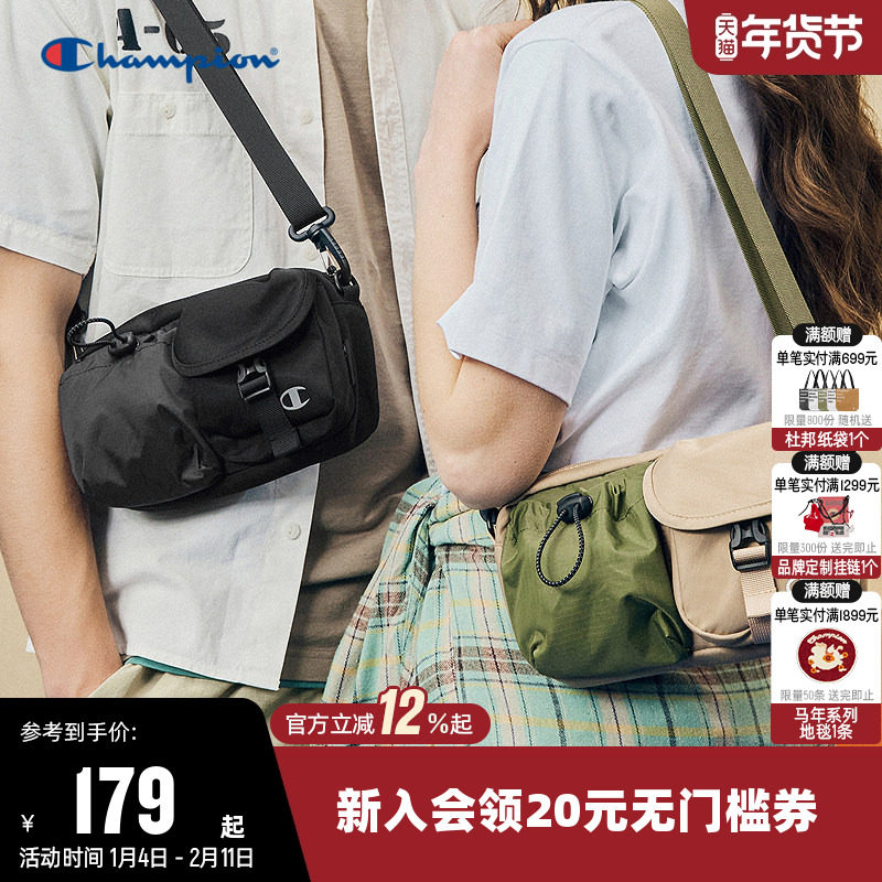 Champion冠军新款单肩包女斜挎包男小肩时尚包通勤户外运动休闲包,运动包/户外包/配件,单肩背包,淘宝优惠券,粉丝福利购,淘宝优惠卷