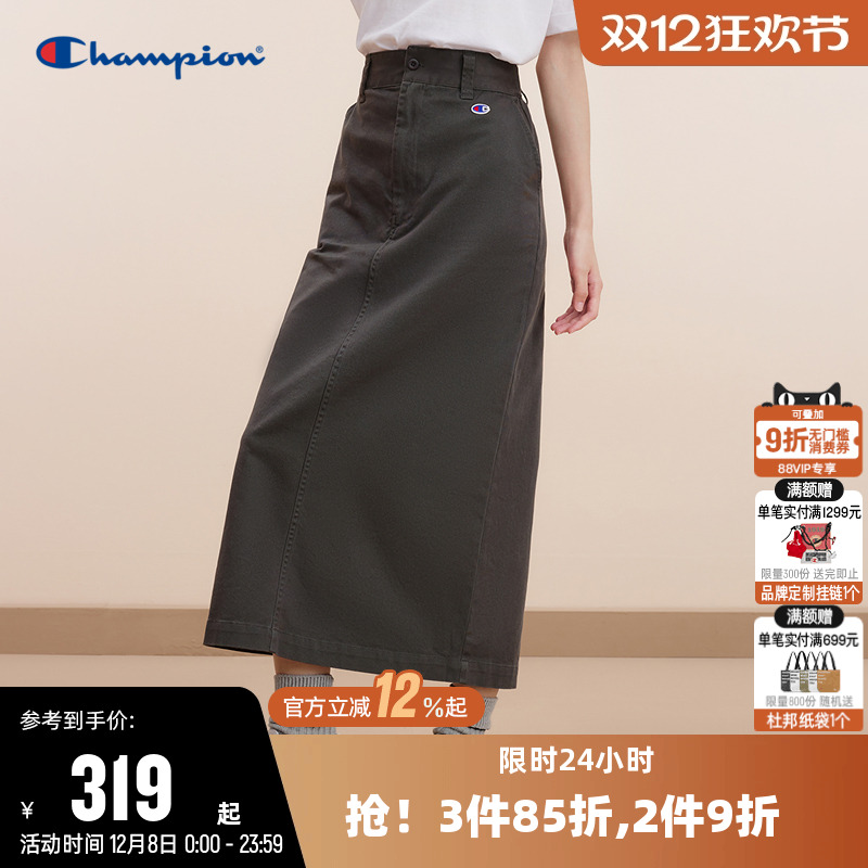 刺绣半身裙Champion冠军