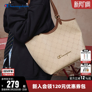 Champion冠军单肩背包2026春新款手提包男女情侣时尚挎包托特包潮