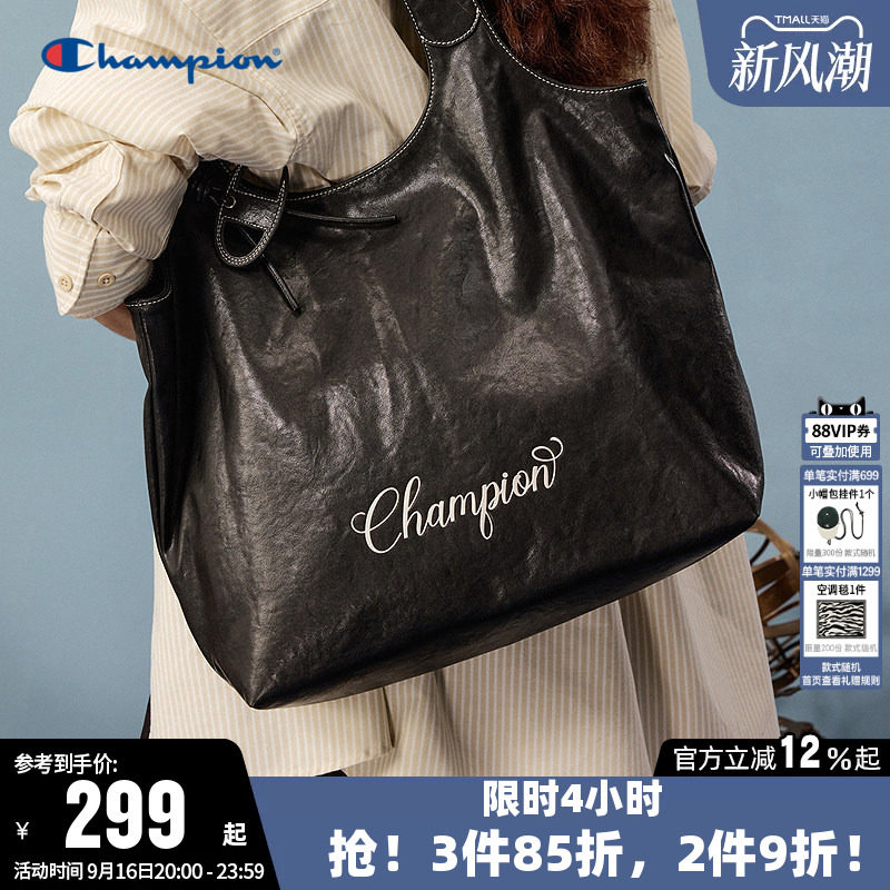 Champion冠军时尚休闲单肩背包女图片