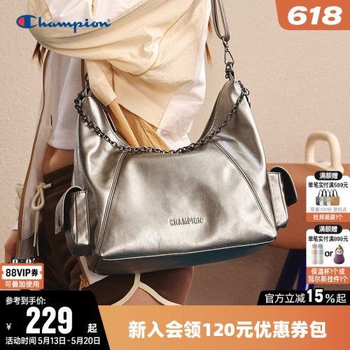 champion冠军复古潮流单肩包