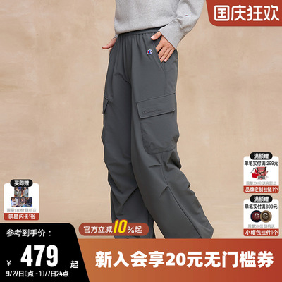 Champion冠军休闲直筒工装长裤女