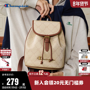 Champion冠军双肩背包2026春新款男女情侣同款时尚印花小型包包潮