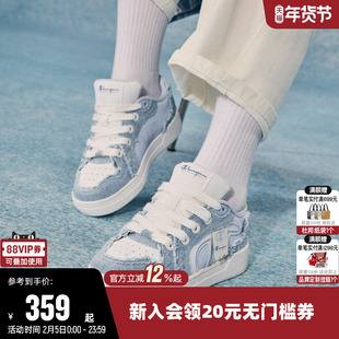 Champion冠军板鞋女低帮秋冬帆布鞋男情侣轻便百搭运动休闲鞋子潮