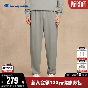男春季 束脚裤 纯色运动风长裤 美式 子女 休闲针织裤 Champion冠军卫裤