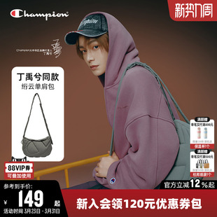 斜挎包 Champion冠军单肩背包女轻便绗云包男时尚 丁禹兮同款