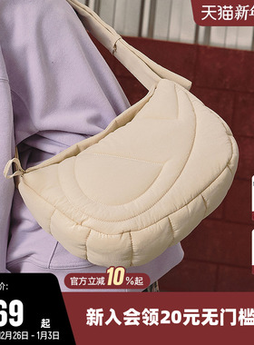 【丁禹兮同款】Champion冠军单肩背包25新款女绗云包男时尚斜挎包