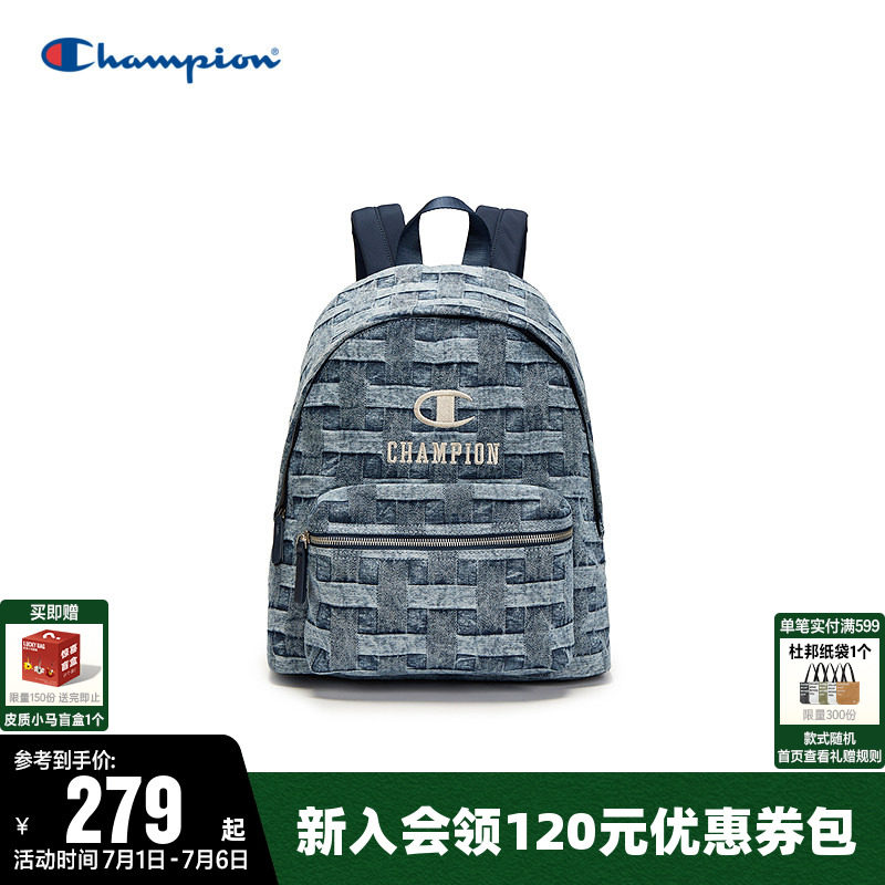 Champion冠军双肩包男女情侣夏时尚书包电脑包户外旅行通勤背包潮