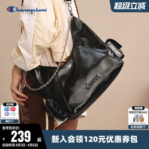 champion冠军复古潮流单肩包