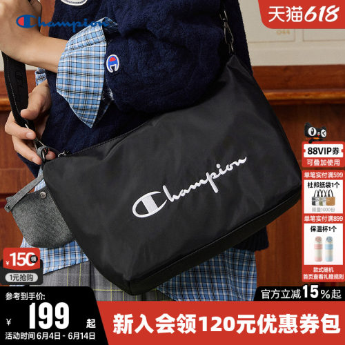Champion冠军时尚单肩包男女同款