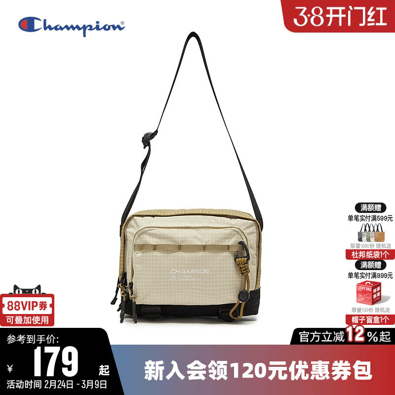 Champion冠军2026春单肩背包斜挎男女情侣漫野小方包潮流户外通勤