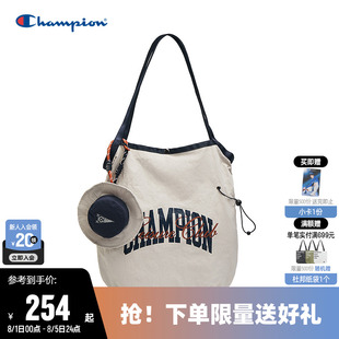 單肩背包男女情侶潮流托特包運動通勤百搭潮 Champion冠軍2025新款