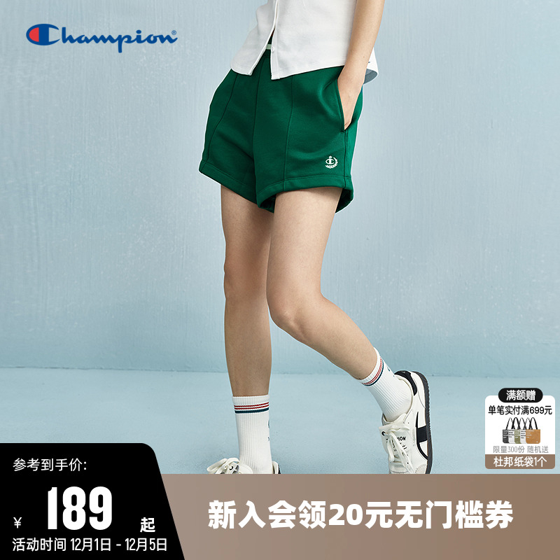 Champion冠军休闲短卫裤女