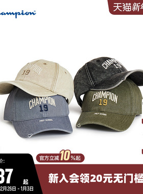 丁禹兮同款Champion冠军25新款棒球帽男女鸭舌帽潮流户外遮阳帽潮