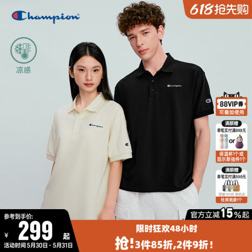 【凉感】Champion冠军短袖T恤女