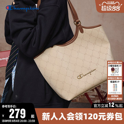 Champion冠军单肩背包2026夏季手提包女时尚通勤旅游挎包托特包潮