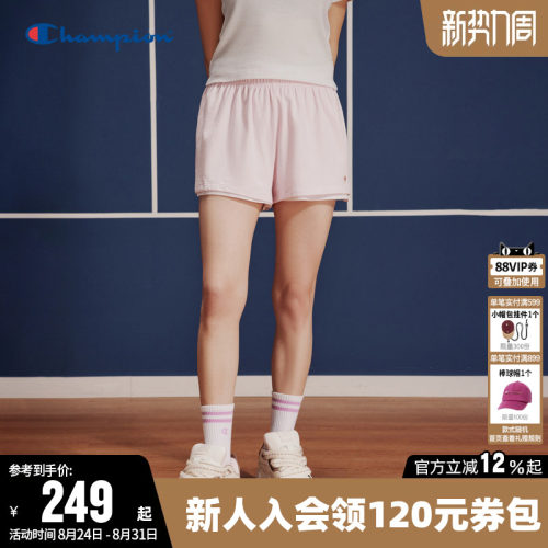 透气短裤Champion冠军女