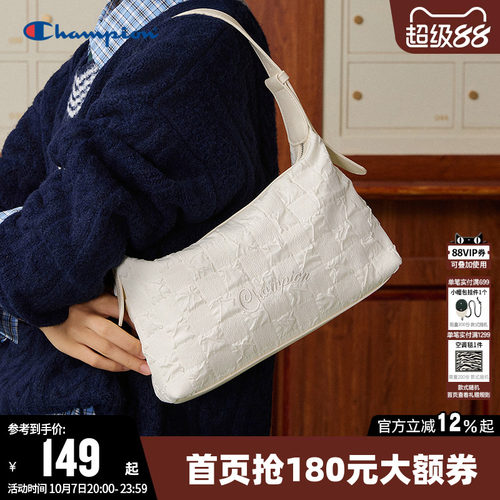 冠军单肩包女挎包时尚拉链潮流