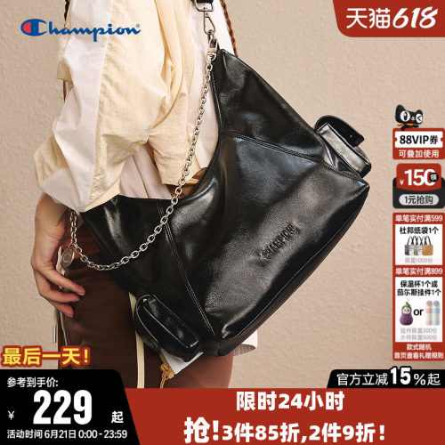 champion冠军复古潮流单肩包