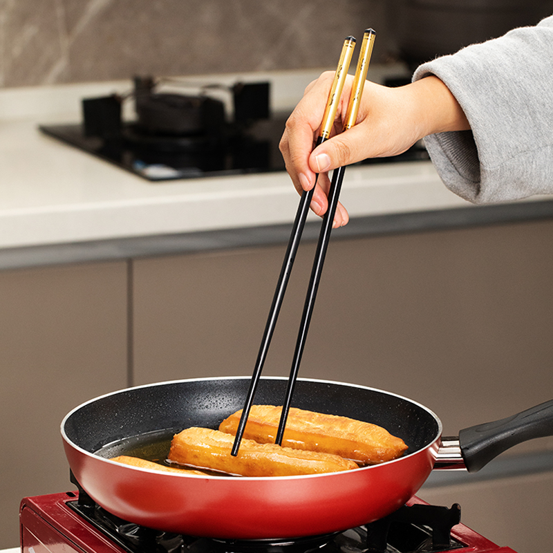 家用防滑耐高温加长油炸火锅筷子