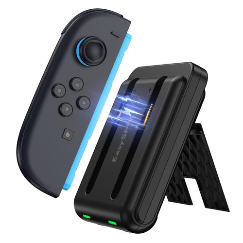 EasySMX易速马Switch2手柄专用A03智能充电座带充电指示灯双插口