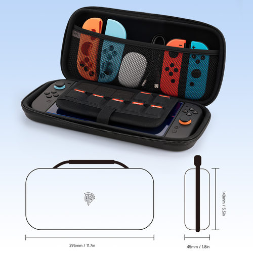 EasySMX Switch2游戏机收纳包+保护膜+保护套+摇杆帽 4合一