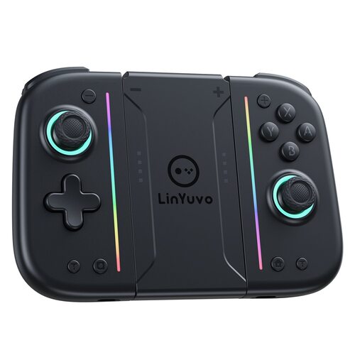 LinYuvo switch joy con机械按键后包胶宏功能蓝牙游戏手柄联游