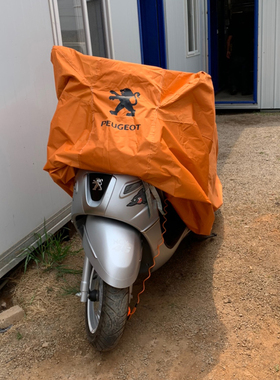 适用标致姜戈Django150i踏板摩托车衣XP400ADV/SF4+/200i车罩车套