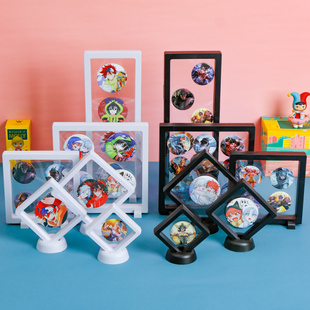 吧唧保护套包jojo动漫周边挂件谷子相框徽章饰品展示架收纳盒防尘