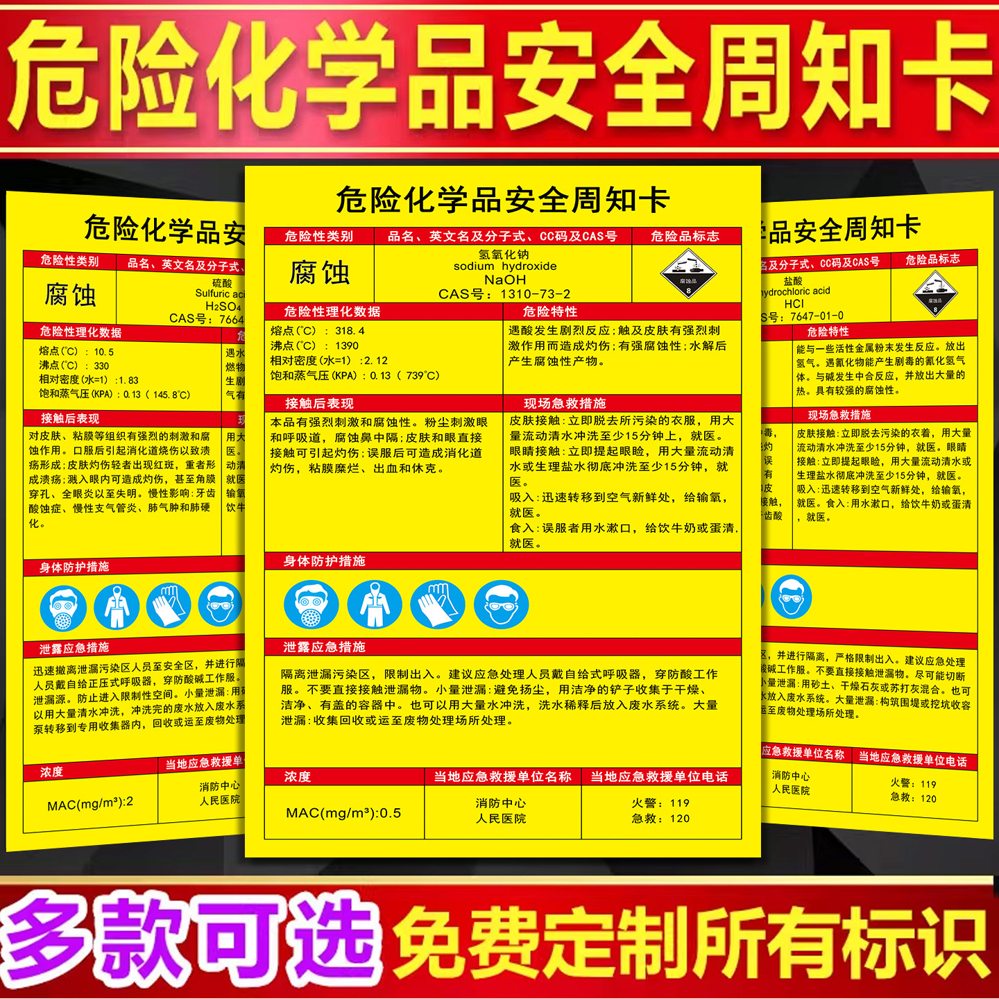 危险化学品安全周知卡