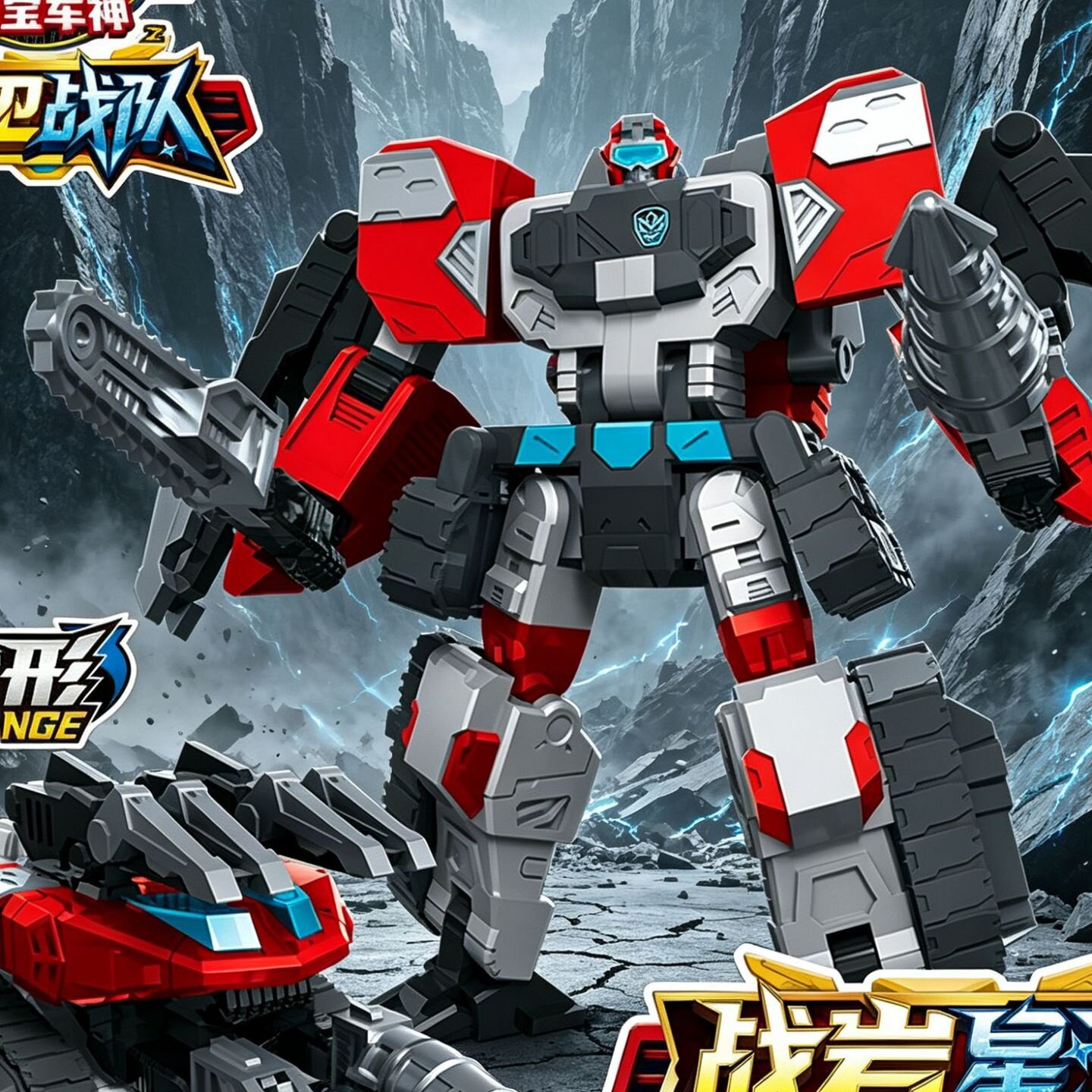 新品咖宝车神星卫战队超星卫巨人炫警星卫合体变形机甲男孩玩具