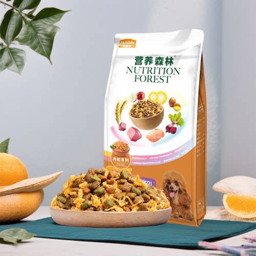 麦富迪营养森林肉松狗粮1.3kg