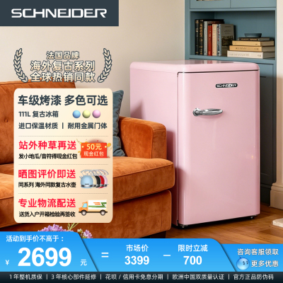 SCHNEIDER111L单门小型家用冰箱