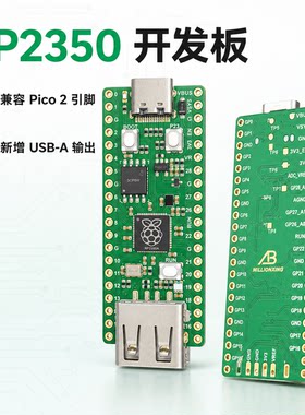 树莓派Pico2开发板usba母座