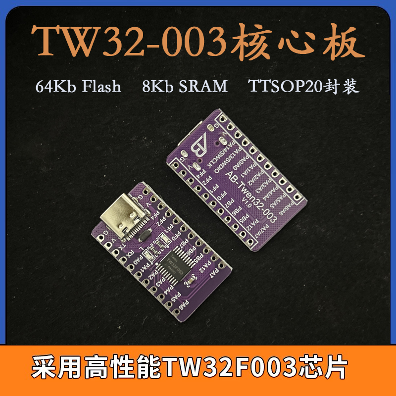 天问TWen32F003核心板64K Flash 8K RAM TSSOP20 电子元器件市场 开发板/学习板/评估板/工控板 原图主图