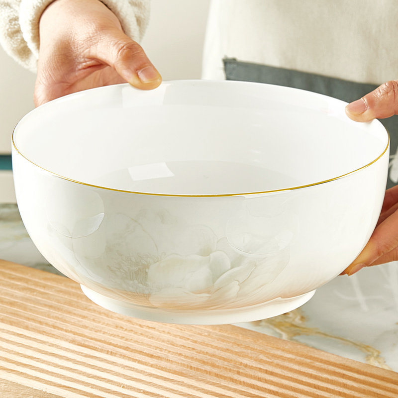 名安陶瓷加厚陶瓷汤碗