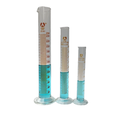 实验室用玻璃量筒玻璃量筒带刻度直型量杯带盖具塞量桶5 10 25 50 100 250 500 1000 2000 5000 10000ml毫升