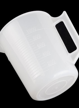 进口NIKKO塑料烧杯HDPE量杯带把手刻度100/200/500/1000ml2L5L10L