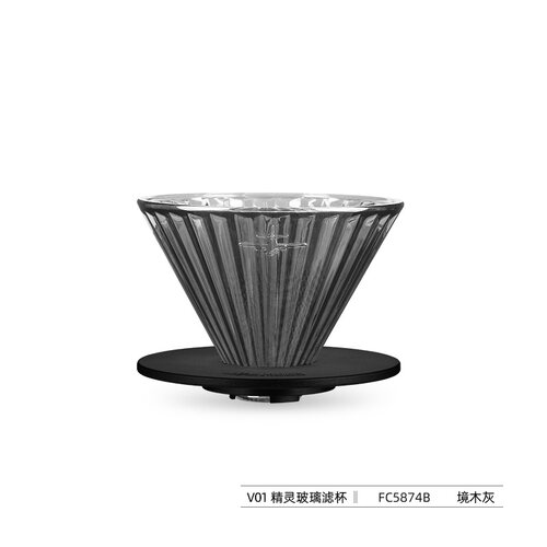 轰炸机手冲咖啡玻璃滤杯