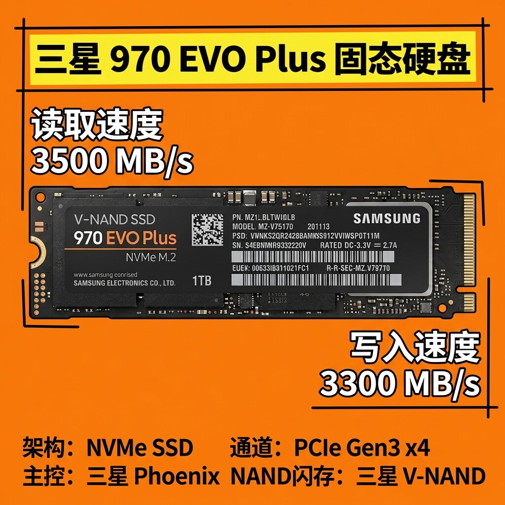 三星970EVOPlus1TBSSD97+